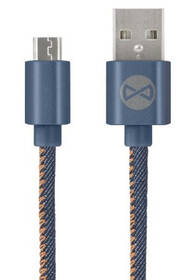 Forever USB/ Micro USB, 1m modrý