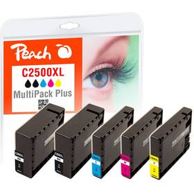 Peach Canon PGI-2500XL, MultiPack Plus, 2x76, 3x23 ml CMYK (319393)