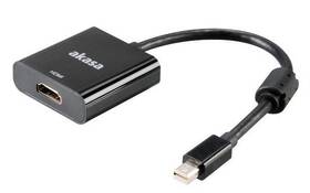 akasa Mini DisplayPort/HDMI, 0,2m (AK-CBDP09-20BK) čierna