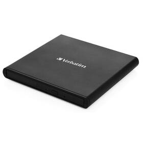 Externá DVD napaľovačka Verbatim CD/DVD Slimline USB 2.0 (53504) čierna