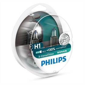 Auto żarówka Philips X-tremeVision H1, 2ks (12258XV+S2)