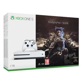 Konsola do gier Microsoft Xbox One S 1 TB + Middle-earth: Shadow of War (234-00189)