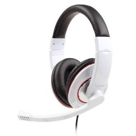 Zestaw słuchawkowy Gembird MHS-001 Gaming (MHS-001-GW) Biały