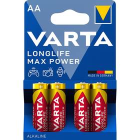 Varta Longlife Max Power AA, LR06, blistr 4ks (4706101404)