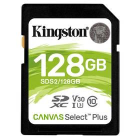Kingston Canvas Select Plus SDXC 128GB UHS-I U3 (100R/85W) (SDS2/128GB) (lehce opotřebené 8801379867)