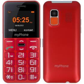myPhone HALO EASY (TELMY10EASYRE) červený (lehce opotřebené 8801983464)