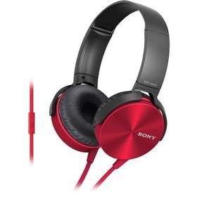 Słuchawki Sony MDRXB450APR.CE7 (MDRXB450APR.CE7) Czerwona