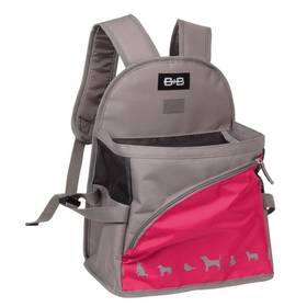 Plecak Nobby Kaiman dla psów 29x19x25-37 cm Różowa