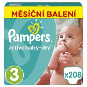 Pieluszki Pampers Active Baby Monthy Box S3 208 szt.