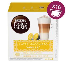 NESCAFÉ Dolce Gusto® Latte Macchiato Vanilla kávové kapsle 16 ks