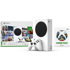 Microsoft Xbox Series S 512 GB + 3 Months Game Pass Ultimate (RRS-00153) bílá