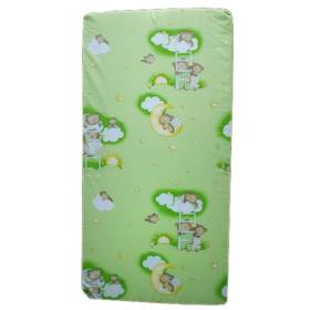 Materac do łóżeczka Cosing - 7cm (zelená s medvídky) Zielona