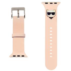 Karl Lagerfeld Choupette Head na Apple Watch 42/44/45mm (KLAWLSLCP) růžový (zánovní 8801506983)
