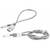 Kabel Verbatim USB/Lightning, 1m + 0,3m (48873) Srebrny