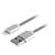 Kabel GoGEN USB / lightning, 2m, opletený (LIGHTN200MM24) Srebrny