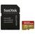 Karta pamięci SanDisk Micro SDXC Extreme Plus 256GB UHS-I U3 (170R/90W) + adapter (SDSQXBZ-256G-GN6MA)