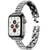 Pasek wymienny WG shine, kovový, na Apple Watch 38/40/41 mm (10671) Czarny