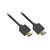 Kabel GoGEN HDMI 1.4 high speed, ethernet, M/M, 1,5m, pozłacany (GOGHDMI150MM02) Czarny