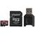 Karta pamięci Kingston Canvas React Plus MicroSDXC 64GB UHS-II U3 (285R/165W) + adaptér + čtečka (MLPMR2/64GB)