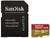 Karta pamięci SanDisk Micro SDHC Extreme Plus 32GB UHS-I U3 (95R/90W) + adapter (SDSQXBG-032G-GN6MA) Czarna