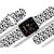 Pasek wymienny Mi-Band na Apple Watch 38/40/41 mm - motiv Pandy, bílý (Z04-AW38-WHT-ORIG)
