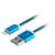 Kabel GoGEN USB / lightning, 1m, opletený (LIGHTN100MM26) Niebieski