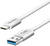 Kabel ADATA USB 3.1/USB-C, 1m, hliníkový (ACA3AL-100CM-CSV) Biały