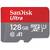 Karta pamięci SanDisk Micro SDXC Ultra Android 128GB UHS-I U1 (120R/20W) + adaptér (SDSQUA4-128G-GN6MA)