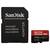 Karta pamięci SanDisk Micro SDXC Extreme Pro 400GB UHS-I U3 (170R/90W) + adapter (SDSQXCZ-400G-GN6MA)