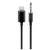 Kabel PremiumCord Lightning/3,5 mm jack, 1m (kipod50) Czarny