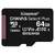 Karta pamięci Kingston Canvas Select Plus MicroSDXC 64GB UHS-I U1 (100R/10W) (SDCS2/64GBSP)
