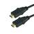 Kabel GoGEN HDMI 1.4, 3m, obracany o 180 °, pozłacany, High speed, Ethernet, czarny