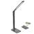 Lampa stołowa Solight stmívatelná, 10W, bezdrátové nabíjení telefonu (WO55-G) Szara