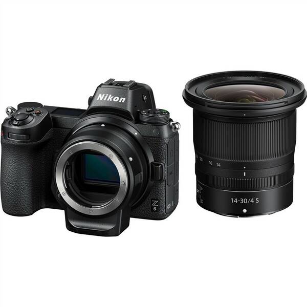 Digitální fotoaparát Nikon Z6 + 14-30 + adaptér bajonetu FTZ KIT (VOA020K005) černý