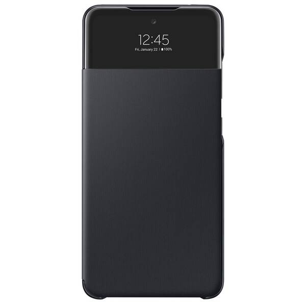 Puzdro na mobil flipové Samsung S View Wallet Cover na Galaxy A52/A52 5G/A52s 5G (EF-EA525PBEGEE) čierne