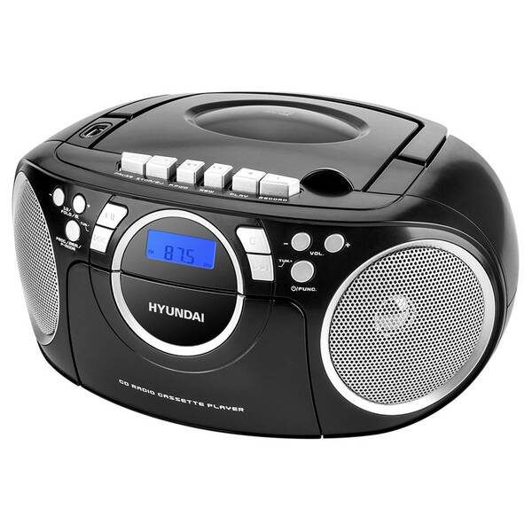 Rádiomagnetofón s CD Hyundai TRC 788 AU3BS čierny/strieborný