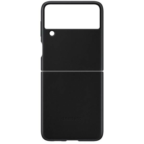 Kryt na mobil Samsung Leather Cover Galaxy Z Flip3 (EF-VF711LBEGWW) čierny