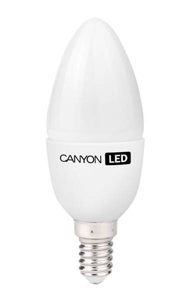 Žárovka LED Canyon svíčka, 6W, E14, teplá bílá