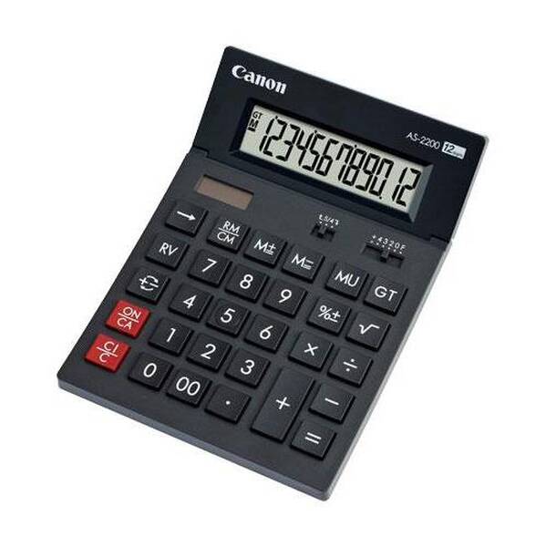 Kalkulačka Canon AS-2200 (4584B001) šedá (lehce opotřebené 8801678222)