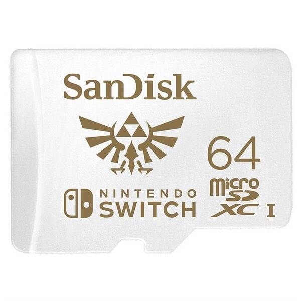 Pamäťová karta SanDisk Micro SDXC 64GB UHS-I U3 (V30) pre Nintendo Switch (100R/60W) (SDSQXAT-064G-GNCZN)