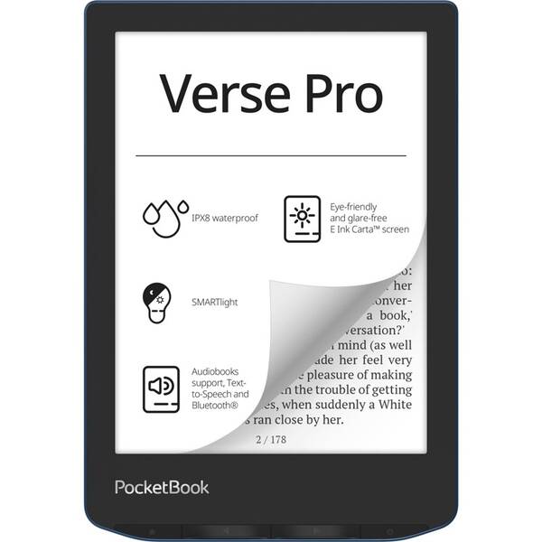 Čtečka e-knih Pocket Book 634 Verse Pro - Azure (PB634-A-WW)