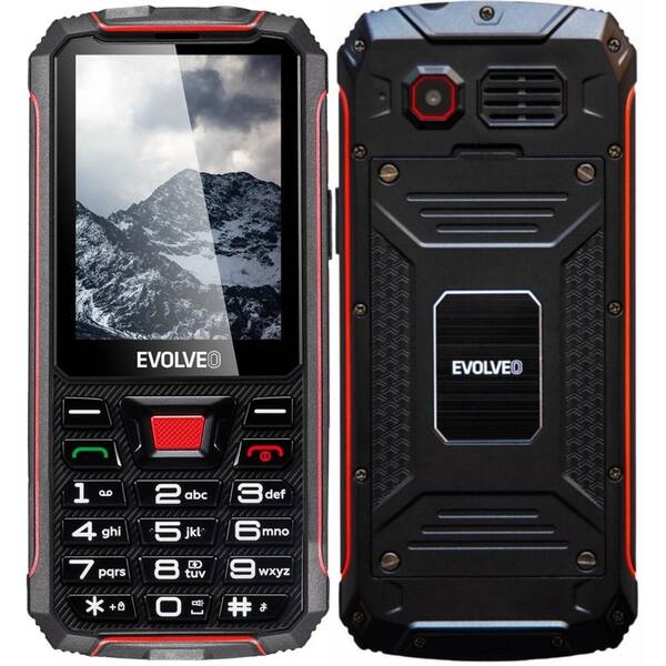 Mobilní telefon Evolveo StrongPhone Z4 (SGP-Z4-B) černý/červený