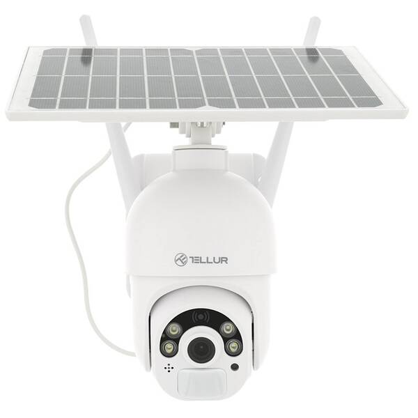 IP kamera Tellur WiFi Smart solární 1080p, outdoor (TLL331301) bílá