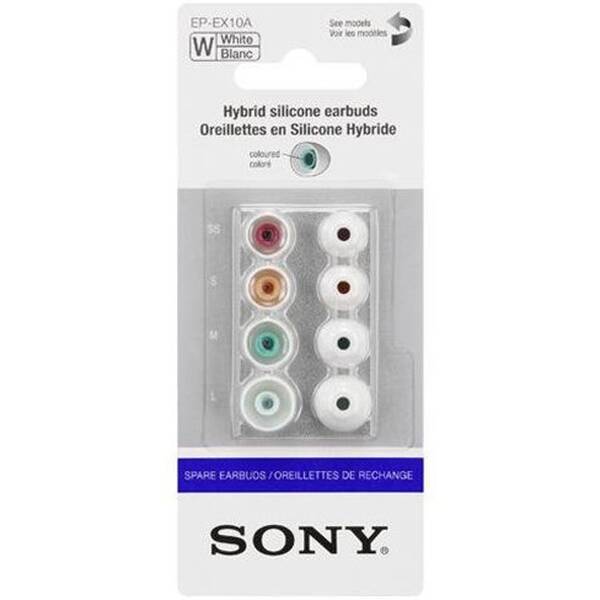 Príslušenstvo Sony silikónové koncovky (EPEX10AW.AE) biele