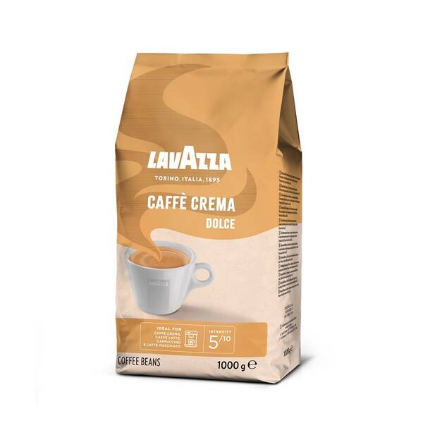 Káva zrnková Lavazza Dolce Caffe Crema, 1 kg (382266)