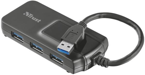 USB Hub Trust USB 3.0 / 4x USB 3.0 (21318) černý