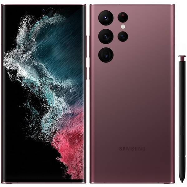 Mobilný telefón Samsung Galaxy S22 Ultra 5G 256 GB (SM-S908BDRGEUE) vínový