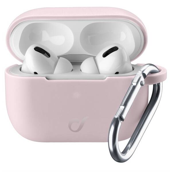 Pouzdro CellularLine Bounce pro Apple AirPods Pro (BOUNCEAIRPODSPROP) růžové