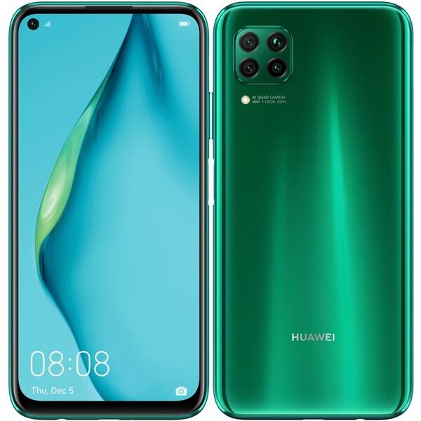 Mobilní telefon Huawei P40 lite (HMS) - Crush Green - ZÁNOVNÍ - 12 měsíců záruka (SP-P40L128DSGOM) (vráceno - použito 8801588500)