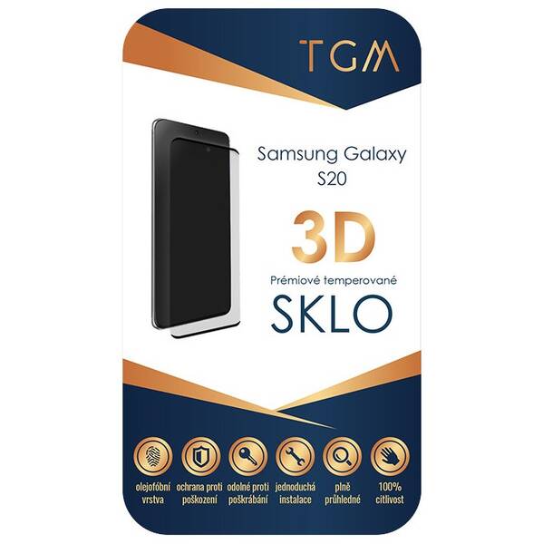 Tvrzené sklo TGM 3D na Samsung Galaxy S20 (TGMSAMS20) (vráceno - použito 8800699913)